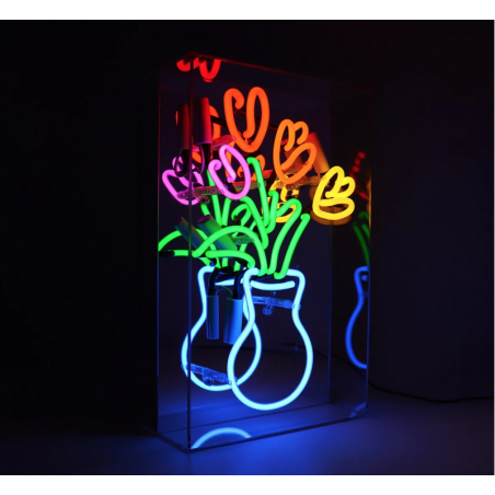 Vase of Tulips Neon Sign Neon Signs Locomocean £250.00 