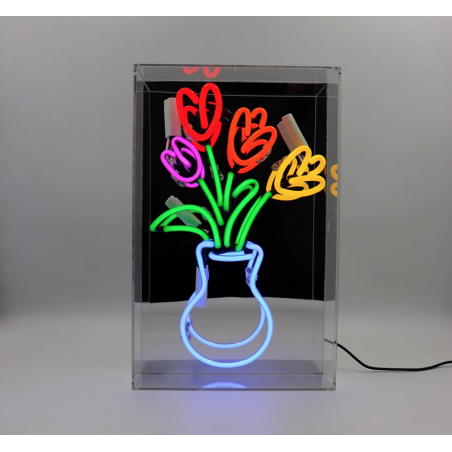 Vase of Tulips Neon Sign Neon Signs Locomocean £250.00 