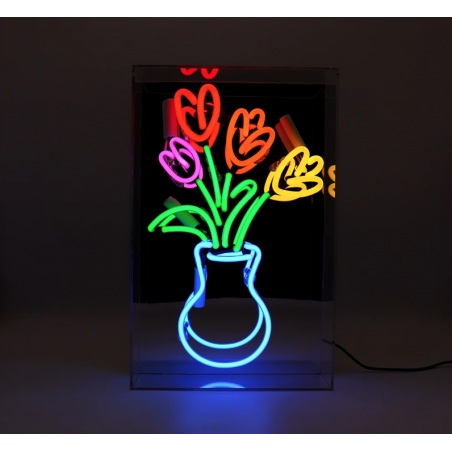 Vase of Tulips Neon Sign Neon Signs Locomocean £250.00 