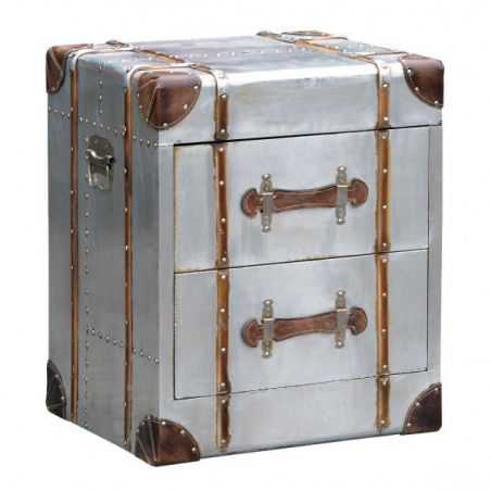 Hawker Industrial Bedside Table Chest of Drawers Smithers of Stamford £299.00 