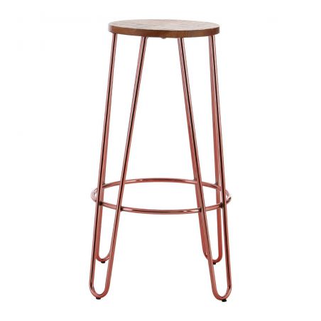 Hairpin Copper Bar Stools Bar Stools Smithers of Stamford £145.00 