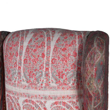 Paisley Pattern Tall Accent Armchair Designer Furniture Smithers of Stamford £881.00 