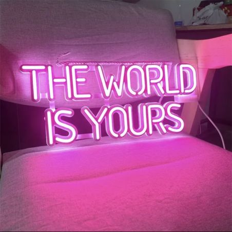 The World IS Yours Neon Sign Signs Smithers of Stamford £120.00 