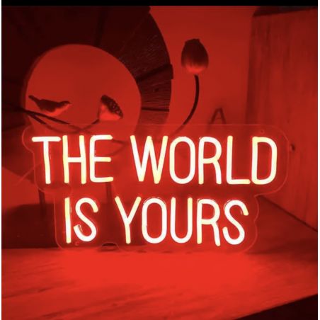 The World IS Yours Neon Sign Signs Smithers of Stamford £120.00 