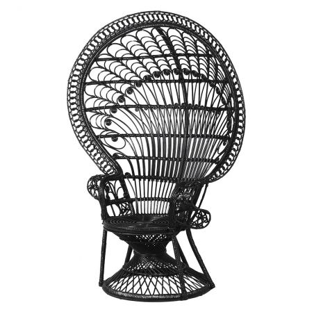 Peacock Wicker Chair Designer Furniture Smithers of Stamford £750.00 