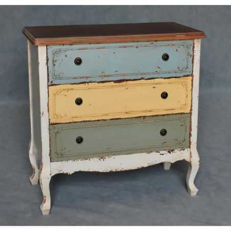 Shabby French Multi Colour Style Chest of Drawers Home Smithers of Stamford £400.00 