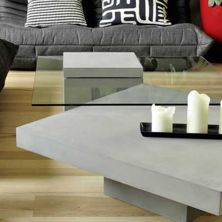 Concrete Coffee Table Side Tables & Coffee Tables Lyon Beton £799.