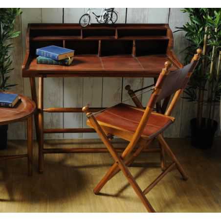 Leather Top Wooden Writing Desk Smithers Archives Smithers of Stamford £560.00 