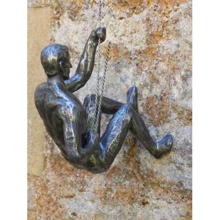 Climbing Men Wall Sculpture Retro Ornaments Smithers of Stamford £83.00 