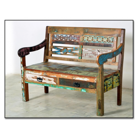 Reclaimed Wood Bench Recycled Furniture Smithers of Stamford £1,233.