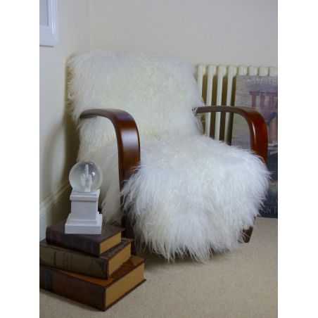 Mongolian Sheepskin Chair Money For Nothing BBC Smithers of Stamford £2,437.50 