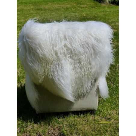 Mongolian Sheepskin Chair Money For Nothing BBC Smithers of Stamford £2,437.50 