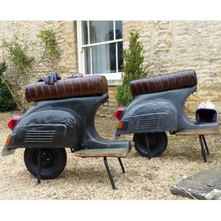 Vespa Scooter Bar Stool Upcycled Furniture Smithers of Stamford £1,500.00 