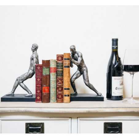 Strong Man Bookends Retro Ornaments Smithers of Stamford £68.00 