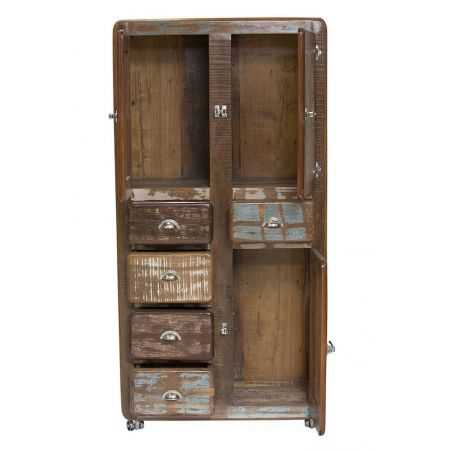 Fridge Boat Wood Tall Cabinet Cabinets & Sideboards Smithers of Stamford £1,776.00 