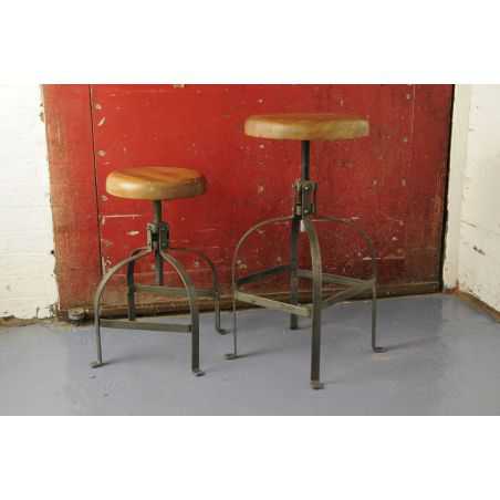 Industrial Swivel Bar Stool Bar Stools Smithers of Stamford £210.50 Store UK, US, EU, AE,BE,CA,DK,FR,DE,IE,IT,MT,NL,NO,ES,SEI...