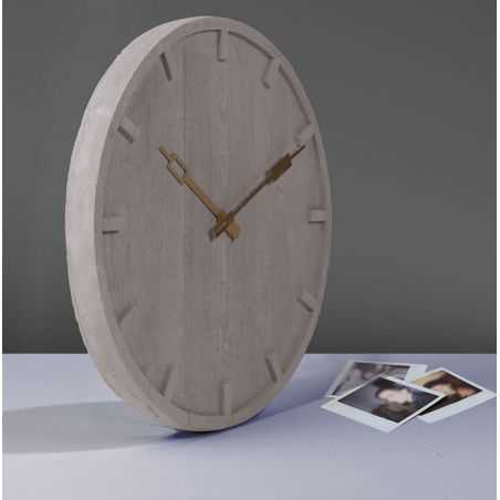 Concrete Wall Clock Smithers Archives Lyon Beton £135.00 