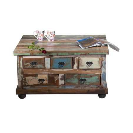 River Boat Reclaimed Wood Storage Coffee Table Reclaimed Wood Furniture Smithers of Stamford £700.00 