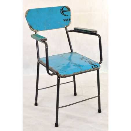 Castrol Oil Drum Dining Chair Man Cave Furniture & Decor Smithers of Stamford £261.00 