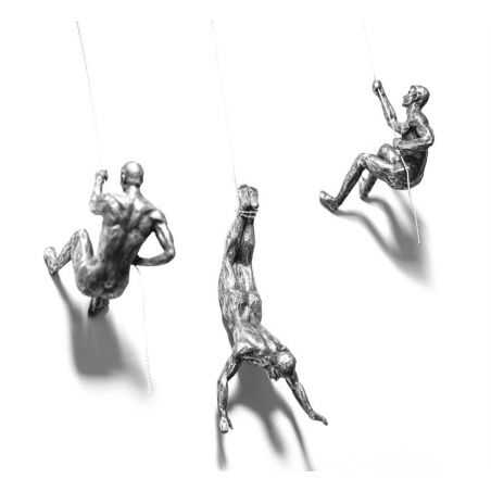 Climbing Men Wall Sculpture Retro Ornaments Smithers of Stamford £83.00 