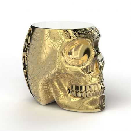 Qeeboo Mexico Skull Head Side Table Side Tables & Coffee Tables  £278.00 