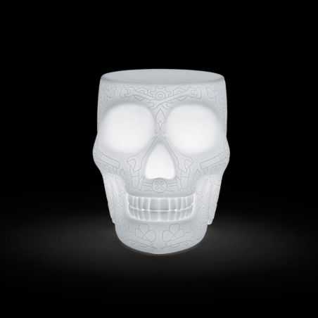 Qeeboo Mexico Skull Head Side Table Side Tables & Coffee Tables  £278.00 