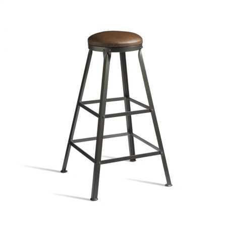 Industrial Bar Stool Designer Furniture Smithers of Stamford £243.