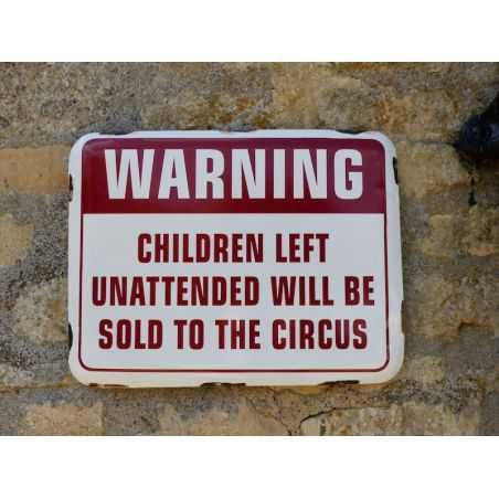 Warning Sign Wall Art  £12.00 _reduction_percent 