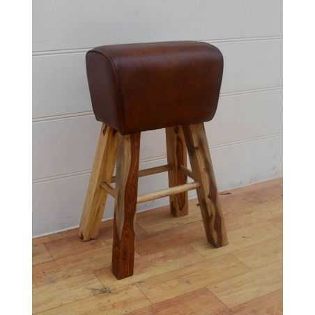 Leather Pommel Bar Stool Vintage Bar Stools Smithers of Stamford £236.25 