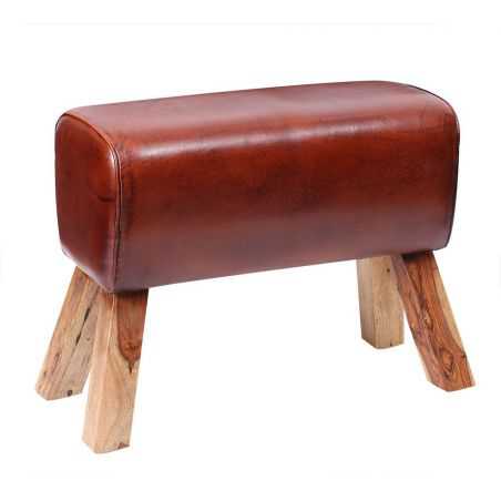 Leather Horse Pommel Stool Furniture Smithers of Stamford £139.