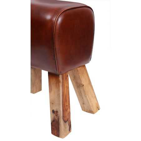 Leather Horse Pommel Stool Furniture Smithers of Stamford £139.