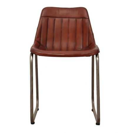 Leather Industrial Cowhide Dining Chair Smithers Archives Smithers of Stamford £222.50 