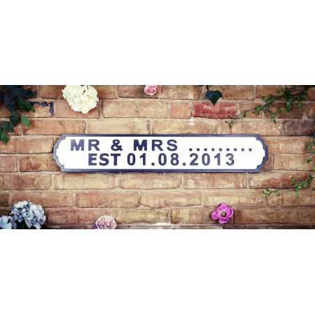 Personalised Road Signs Wall Art Smithers of Stamford £90.