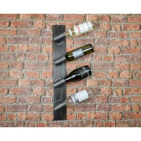 Industrial Wine Rack Vintage Wall Art Smithers of Stamford £80.