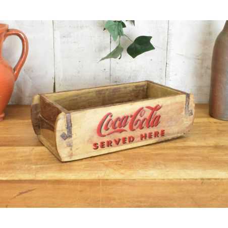 Coca Cola Wooden Crate Retro Gifts Smithers of Stamford £25.