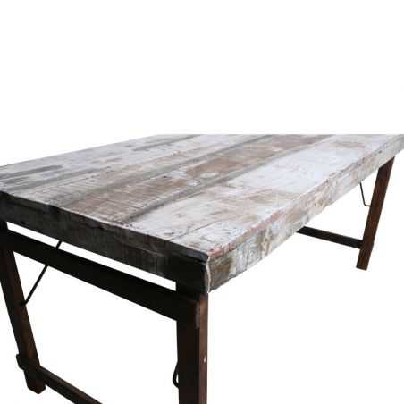 Factory Folding Reclaimed Wood Dining Tables Dining Tables Smithers of Stamford £648.00 