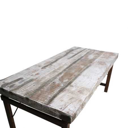 Factory Folding Reclaimed Wood Dining Tables Dining Tables Smithers of Stamford £648.00 