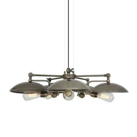 Bugsy Industrial Chandelier Lighting Smithers of Stamford £590.