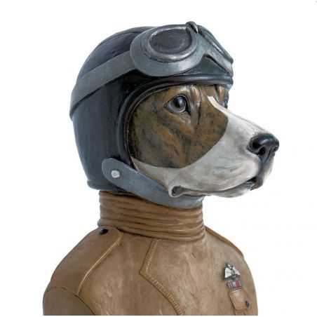 Captain Maverick Dog Head Bust Retro Ornaments Smithers of Stamford £130.00 Store UK, US, EU, AE,BE,CA,DK,FR,DE,IE,IT,MT,NL,N...