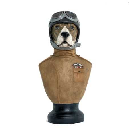 Captain Maverick Dog Head Bust Retro Ornaments Smithers of Stamford £130.00 Store UK, US, EU, AE,BE,CA,DK,FR,DE,IE,IT,MT,NL,N...