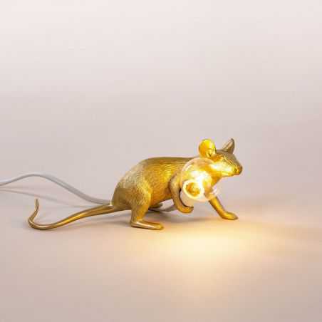 Gold Mouse Lamp Seletti Seletti £82.