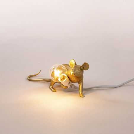 Gold Mouse Lamp Seletti Seletti £82.