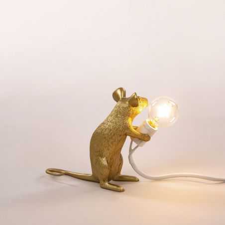 Gold Mouse Lamp Seletti Seletti £82.