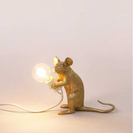 Gold Mouse Lamp Seletti Seletti £82.