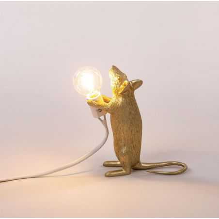 Gold Mouse Lamp Seletti Seletti £82.