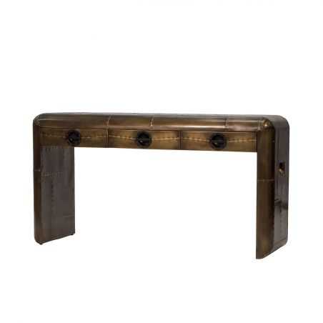 Spitfire Brass Console Table Aviation Furniture Smithers of Stamford £1,313.00 