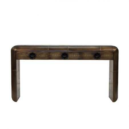 Spitfire Brass Console Table Aviation Furniture Smithers of Stamford £1,313.00 