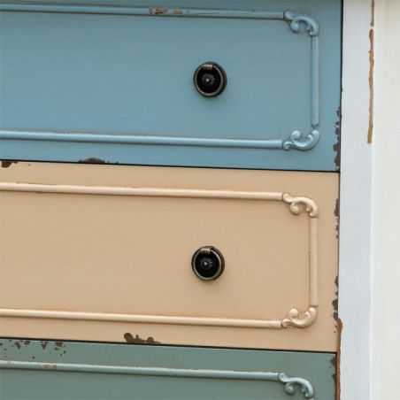 Shabby French Multi Colour Style Chest of Drawers Home Smithers of Stamford £400.00 