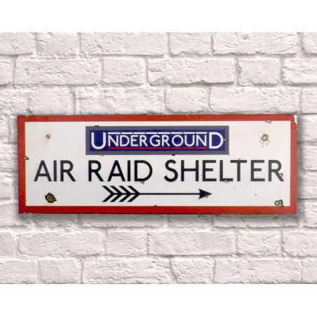 Underground Air Raid Shelter Sign Wall Art Smithers of Stamford £35.