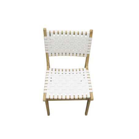 Woven White Leather Bedroom Chair Chairs  £220.00 Store UK, US, EU, AE,BE,CA,DK,FR,DE,IE,IT,MT,NL,NO,ES,SEWoven White Leather...